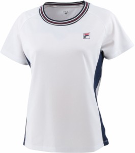 FILA(フィラ) FIL-VL7507-01-M レディース ゲームシャツ（ホワイト・サイズ：M）FILA TENNIS[FILVL750701M] 返品種別A