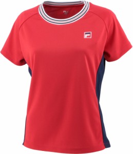 FILA(フィラ) FIL-VL7507-11-S レディース ゲームシャツ（フィラレッド・サイズ：S）FILA TENNIS[FILVL750711S] 返品種別A