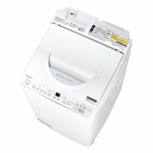 シャープ ES-TX6H-W 6.5kg 洗濯乾燥機　ホワイト系SHARP[ESTX6HW] 返品種別A