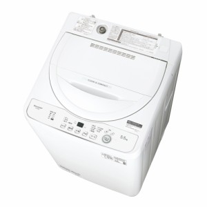 シャープ ES-GE5H-W 5.5kg 全自動洗濯機　ホワイト系SHARP[ESGE5HW] 返品種別A