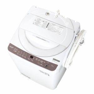 シャープ ES-GE7H-T 7.0kg 全自動洗濯機　ブラウン系SHARP[ESGE7HT] 返品種別A