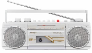オリオン SCR-B3(WH) Bluetooth機能搭載ステレオラジオカセット（ホワイト）ORION AUDIO[SCRB3WH] 返品種別A