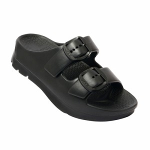 TELIC W-BUCKLE2-BK-M リカバリーサンダル（Black・サイズ：M(24-24.5cm)）[WBUCKLE2BKM] 返品種別A