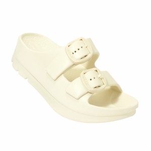 TELIC W-BUCKLE2-IY-S リカバリーサンダル（Ivory・サイズ：S(23-23.5cm)）[WBUCKLE2IYS] 返品種別A