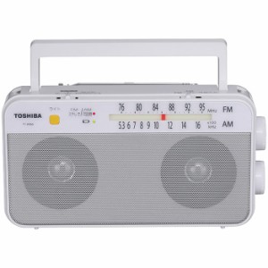 東芝 TY-AR66-W FM/AMラジオ (ホワイト)TOSHIBA[TYAR66W] 返品種別A