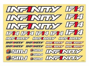 INFINITY INFINITY IF14ロゴデカールラジコンパーツ  返品種別B