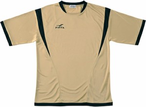 FINTA（フィンタ） サッカー・フットサル用　ゲームシャツ　半袖（ゴールド・サイズ：XO） ユニセックス FNT-FT5024-044-XO返品種別A