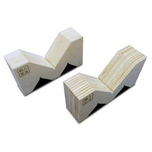 シモムラアレック 木製M字ブロック 大き目サイズ【AL-K129】工具  返品種別B