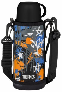 サーモス FJJ-801WF-BK-BL 真空断熱2ウェイボトル 0.8L ブラックブルーTHERMOS[FJJ801WFBKBL] 返品種別A