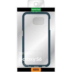 レイアウト RT-SC05GCC2/DN Galaxy S6 カラフルハイブリッドケース（クリアダークネイビー）[RTSC05GCC2DN] 返品種別A