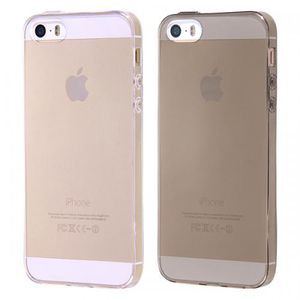 レイアウト RT-P11TC7/B iPhone SE/5s/5用 TPUソフトケース 極薄 ブラック[RTP11TC7B] 返品種別A