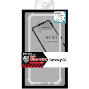 レイアウト RT-GS8CC7/C Galaxy S8（SC-02J/SCV36）用 ハイブリッドケース (クリア)[RTGS8CC7C] 返品種別A