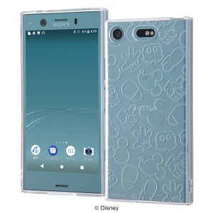 レイアウト RT-RDXZ1CA/MK Xperia XZ1 Compact（SO-02K）用 ディズニーキャラクター/TPUソフトケース キラキラ（ミッキー）[RTRDXZ1CAMK]