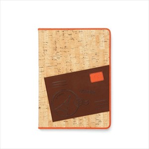 ZENUS iPad Air（初代）/iPad 9.7インチ（第5世代/第6世代）用　手帳型ケース Masstige A-Cork Diary（オレンジ）  Z2859IPA返品種別A