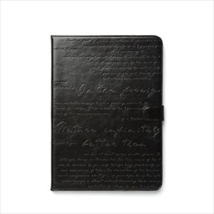 ZENUS iPad Air（初代）/iPad 9.7インチ（第5世代/第6世代）用　手帳型ケース Masstige Lettering Diary（ブラック）  Z2863IPA返品種別A