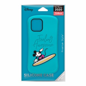 PGA PG-DSC20F01MKY iPhone 12 mini用 シリコンケース Premium Style（ミッキーマウス/サーフ）[PGDSC20F01MKY] 返品種別A