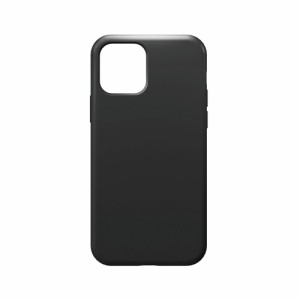 PGA PG-20FSC01BK iPhone 12 mini用 シリコンスリムケース Premium Style（ブラック）[PG20FSC01BK] 返品種別A