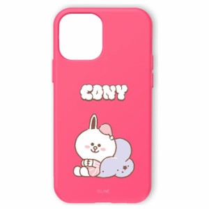 LINE FRIENDS KCE-CSB072 iPhone 12/12 Pro用 Dreamy Night カラーソフトケース（CONY）[KCECSB072] 返品種別A