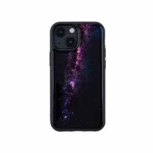 ikins（アイキンス） I21043I13MN iPhone 13 mini（5.4インチ）用 背面カバー型 天然貝ケース（Milky way）[I21043I13MN] 返品種別A