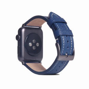 SLG Design SD21970AWNB Apple Watch 45/44/42mm FULL GRAIN LEATHER BAND（ネイビーブルー）[SD21970AWNB] 返品種別A