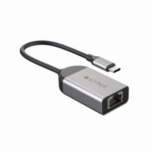 HYPER HP-HD425B Hyper Drive USB-C to 2.5Gbps Ethernetアダプタ[HPHD425B] 返品種別A