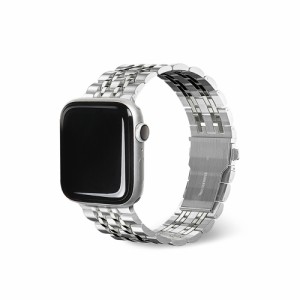 EGARDEN(エガーデン) EGD24664AW Apple Watch 49/45/44/42mm用 SOLID METAL BAND（シルバー）[EGD24664AW] 返品種別A