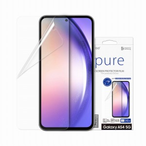 araree AR25187A54 Galaxy A54 5G（SC-53D/SCG21）用 全画面保護フィルム Pure (2枚入り)[AR25187A54] 返品種別A