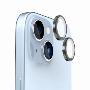 araree AR25425I15 iPhone 15/15 Plus用 カメラ専用強化ガラスフィルム core MR（メタルリング）[AR25425I15] 返品種別A