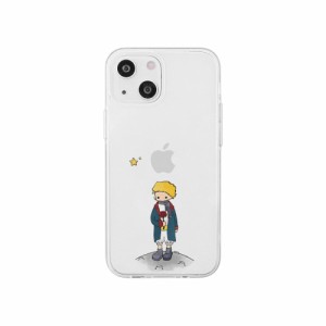 AKAN AK25631I15 iPhone15（6.1inch/2眼）用 ソフトクリアケース（リトルプリンスとバラ）[AK25631I15] 返品種別A