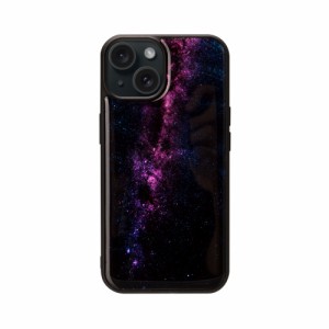 ikins（アイキンス） I26509I15 iPhone 15用 MagSafe対応 天然貝ケース（Milky way）[I26509I15] 返品種別A