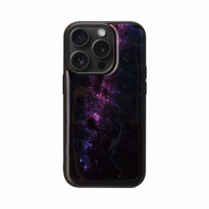 ikins（アイキンス） I26515I15PR iPhone 15 Pro用 MagSafe対応 天然貝ケース（Milky way）[I26515I15PR] 返品種別A