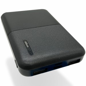 G.worker GWP-5A224BT モバイルバッテリー 5000mAh 3ポート 薄型・コンパクトサイズ（ブラック）[GWP5A224BT] 返品種別A