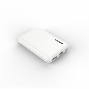 G.worker GWP-SL5A221W モバイルバッテリー 5000mAh 2ポート 出力2.1A 入力2.1A（ホワイト）[GWPSL5A221W] 返品種別A