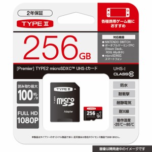 TYPE2 microSDXC UHS-Iカード 256GB 返品種別B