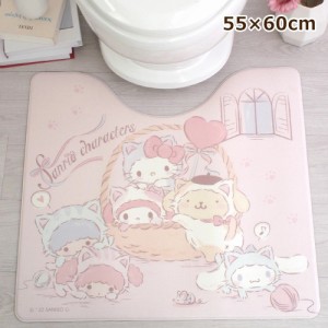 バード SB-628-S-PC-1-5560 サンリオキャラクターMIX撥水トイレマット(幅55×丈60cm)サンリオ(SANRIO)[SB628SPC15560] 返品種別A