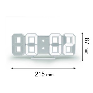 TRIZON 置き掛け兼用時計　LEDデジタル時計NUM Clock TZ-NUM[TZNUM] 返品種別A