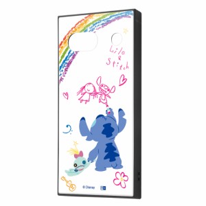 イングレム IQ-DGP7AK3TB/ST001 Google Pixel 7a用 『ディズニーキャラクター』 耐衝撃ハイブリッドケース KAKU（リロ＆スティッチ/落書