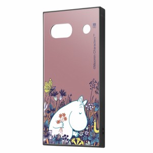 イングレム Google Pixel 7a用 『ムーミン』 耐衝撃ハイブリッドケース KAKU（ムーミンと花畑）  IQ-AGP7AK3TB/MT27返品種別A