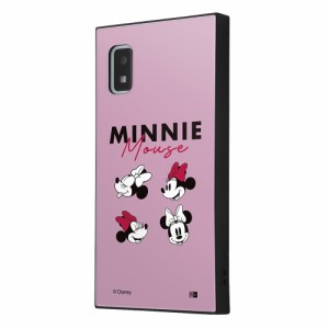 イングレム IQ-DAQL1K3TB/MN7 AQUOS wish3(SH-53D/SoftBank)用 『ディズニーキャラクター』耐衝撃ハイブリッドケース KAKU（ミニーマウス