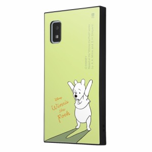 イングレム IQ-DAQL1K3TB/PO23 AQUOS wish3(SH-53D/SoftBank)用 『ディズニーキャラクター』耐衝撃ハイブリッドケース KAKU（プーさん/キ