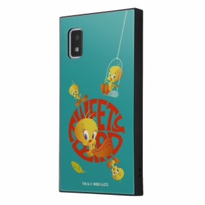 イングレム IQ-WAQL1K3TB/LN3 AQUOS wish3(SH-53D/SoftBank)用 『ルーニー・テューンズ』耐衝撃ハイブリッドケース KAKU（トゥイーティー