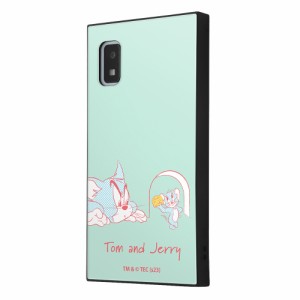 イングレム IQ-WAQL1K3TB/TJ27 AQUOS wish3(SH-53D/SoftBank)用 『トムとジェリー』耐衝撃ハイブリッドケース KAKU（トムとジェリー/チー