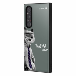 イングレム IQ-DXP1M5K3TB/Z4 Xperia 1 V(SO-51D/SOG10/SoftBank)用 『ディズニーキャラクター』耐衝撃ハイブリッドケース KAKU（ニック/