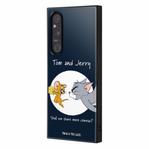 イングレム IQ-WXP1M5K3TB/TJ21 Xperia 1 V(SO-51D/SOG10/SoftBank)用 『トムとジェリー』耐衝撃ハイブリッドケース KAKU（トムとジェリ