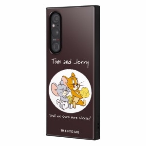 イングレム IQ-WXP1M5K3TB/TJ22 Xperia 1 V(SO-51D/SOG10/SoftBank)用 『トムとジェリー』耐衝撃ハイブリッドケース KAKU（ジェリーとタ