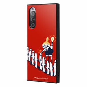 イングレム IQ-AXP10M5K3TB/MT013 Xperia 10 V(SO-52D/SOG11/SoftBank)用 『ムーミン』耐衝撃ハイブリッドケース KAKU（リトルミイとニョ