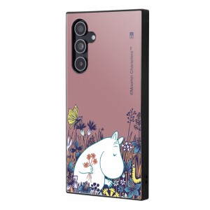 イングレム Galaxy A54 5G(SC-53D/SCG21)用 『ムーミン』耐衝撃ハイブリッドケース KAKU（ムーミンと花畑）  IQ-AGA54K3TB/MT27返品種別A