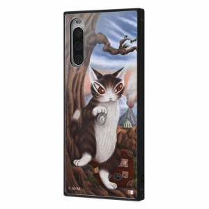 イングレム Xperia 10 IV(SO-52C/SOG07)用 『猫のダヤン』耐衝撃ハイブリッドケース KAKU（ダヤン/旅）  IQ-IXP10M4K3TB/DY1返品種別A