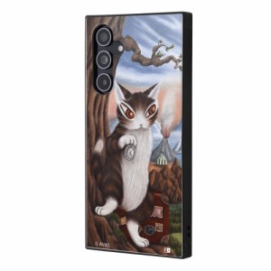 イングレム Galaxy A54 5G(SC-53D/SCG21)用 『猫のダヤン』耐衝撃ハイブリッドケース KAKU（ダヤン/旅）  IQ-IGA54K3TB/DY1返品種別A