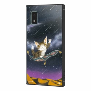 イングレム IQ-IAQWIK3TB/DY2 AQUOS wish2(SH-51C)/wish(SHG06)用 『猫のダヤン』耐衝撃ハイブリッドケース KAKU（ダヤン/砂漠の流れ星）